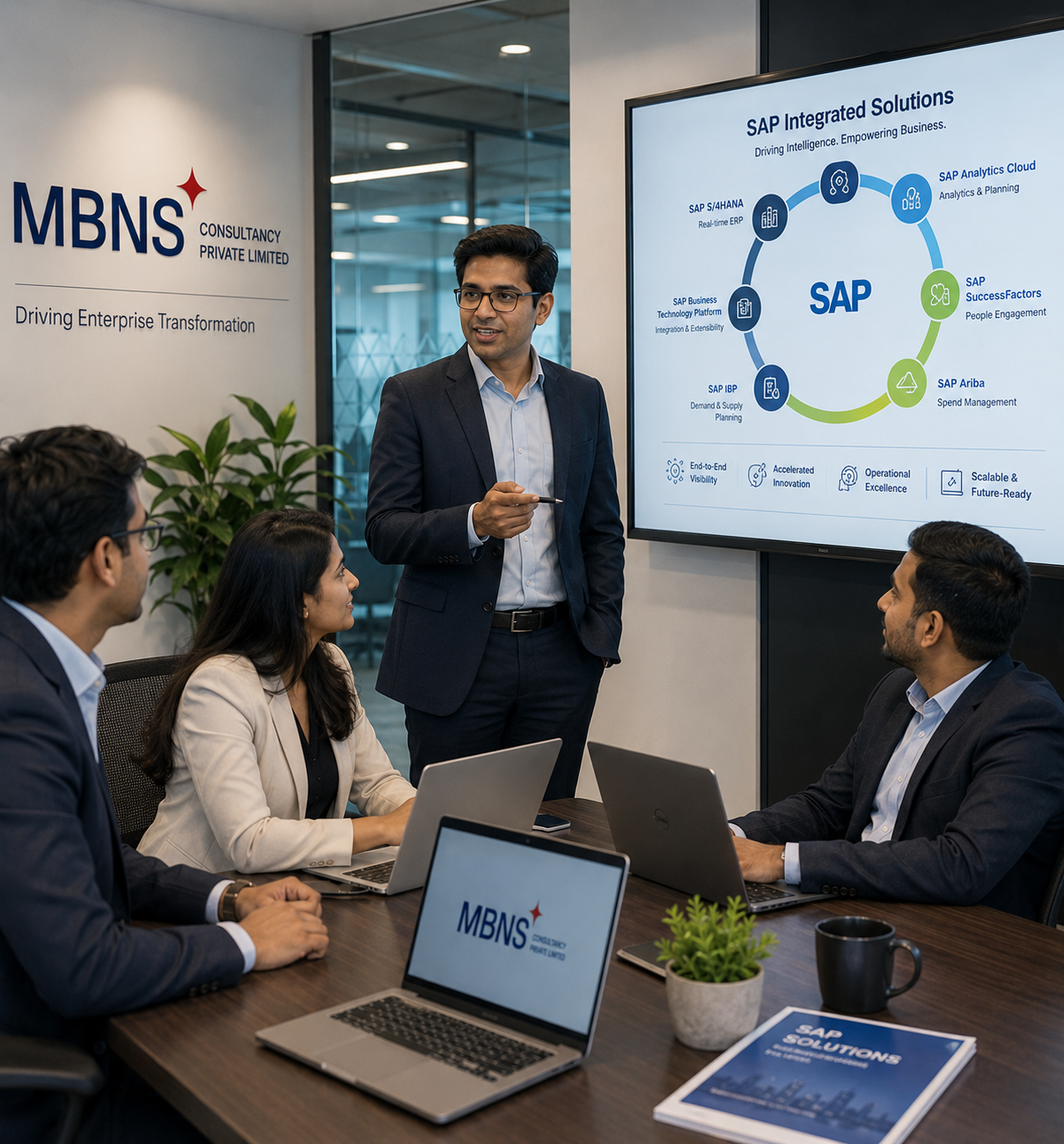 SAP consulting leadership and delivery planning visual