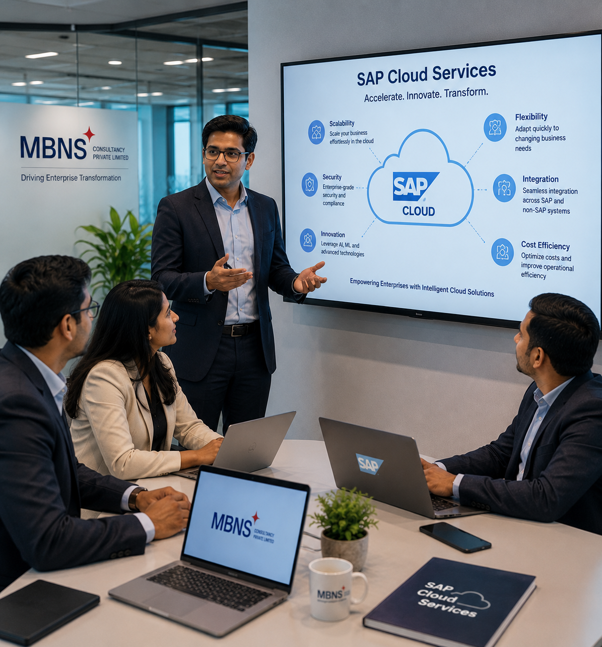 IT delivery leadership and implementation visual