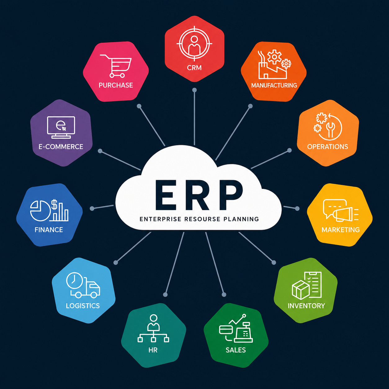Cloud ERP consulting for connected finance sales and operations